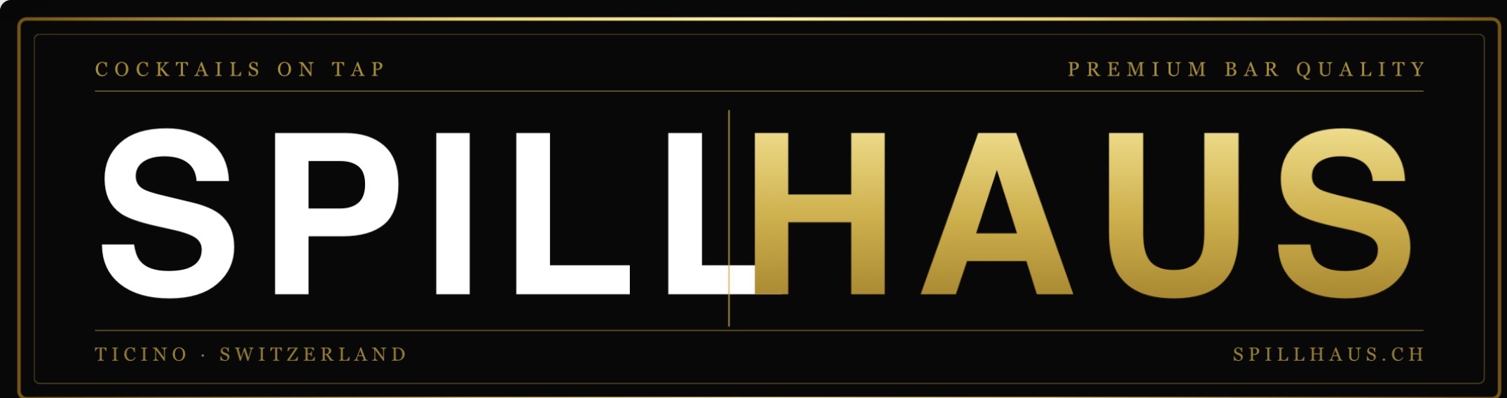 Spill Haus Logo - Premium Cocktails vom Fass
